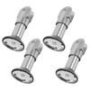 4Pcs Bathroom Partition Bracket Stainless Steel Support Legs Public Restroom Stall Hardware Replacement Toilet Divider Parts