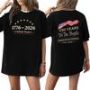 Women's Casual Printed Round Neck Pullover Short Sleeve Top