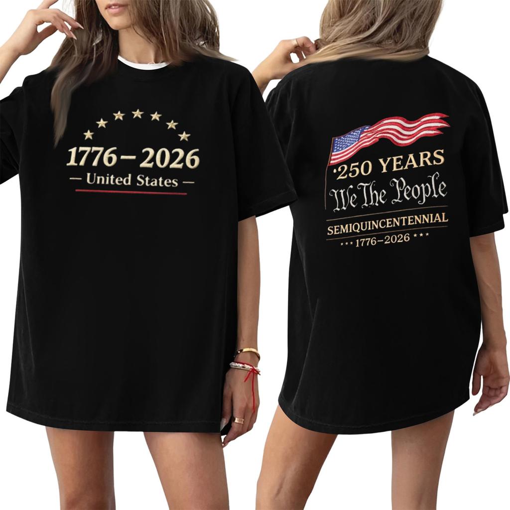 Women's Casual Printed Round Neck Pullover Short Sleeve Top