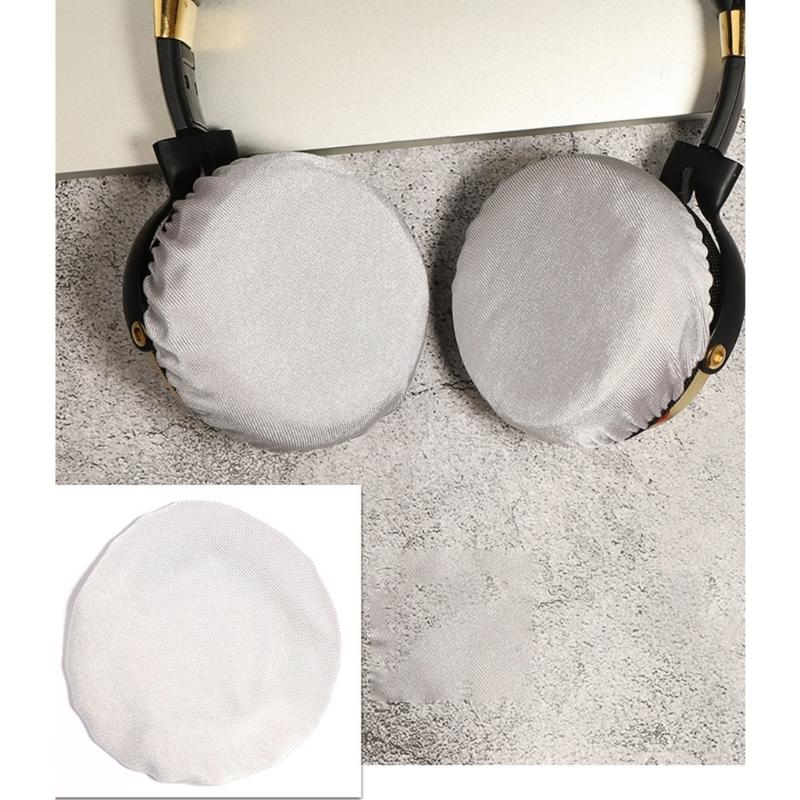 Elastics Lycras Headphone Covers Universal For 9-11cm Ear Cushions Stretchable Breathable For Sports Commuting And Long Wear