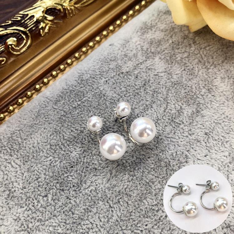 

Винтажные серьги-пусеты с жемчугом в стиле барокко, серьги с бриллиантами в виде капли воды в стиле легкой роскоши, универсальные украшения для ушей