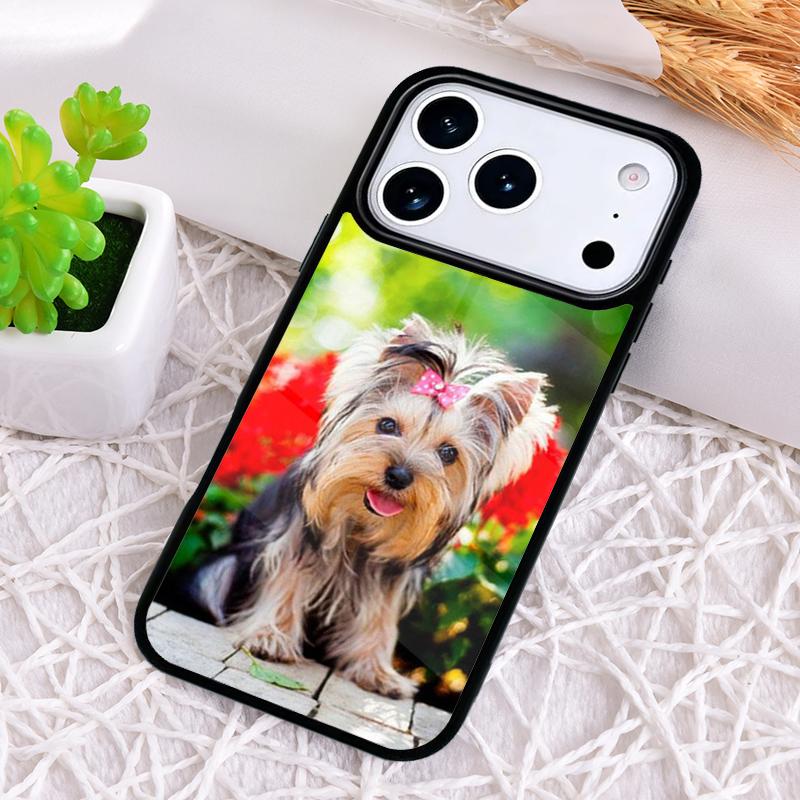 Yorkshire Terrier Dog Shockproof Phone Case for iPhone 17 Air 16e 15 11 12 14 13 Pro Max Cover Coque