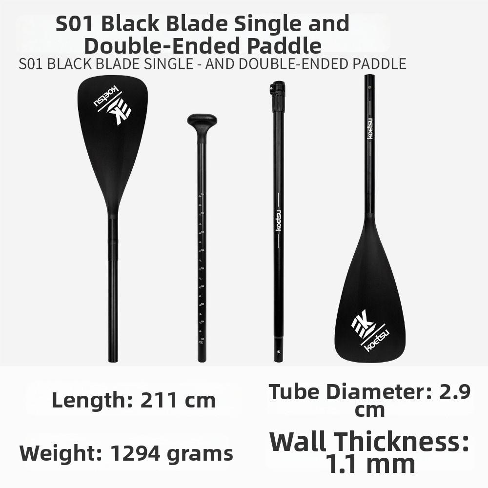 Adjustable Surfing Paddle Aluminum Alloy Water Sports Boat Paddle  for SUP Board and Kayak