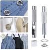1 Set Eyelet Button Easy To Use Hole Punching Kit for Waterproof Tarpaulins Curtains Awnings Shoes Bags