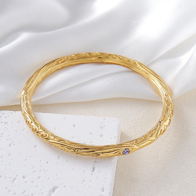 Nezha Qiankun Circle Copper-Plated Gold Silver Bracelet - Fade-Resistant золотой