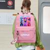 Witch  Girl Group Print Student Backpack Iron Chain Trendy Backpack USB Backpack