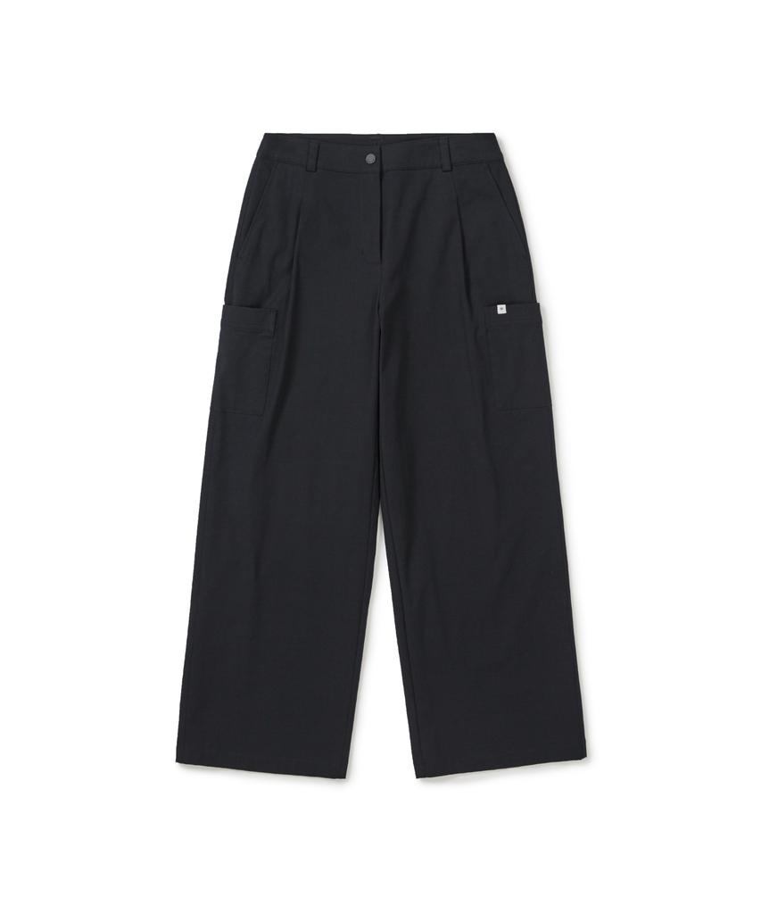 SNOWPEAK APPAREL Kland Women'S Wide Pants (S26Swdpt13) Dark Navy