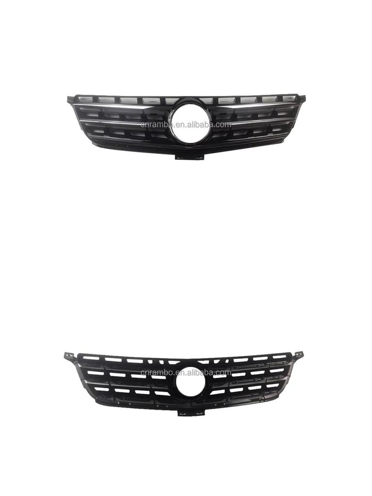Front Bumper Grille Compatible with Mercedes-Benz ML-Class W166 (2012-2014)