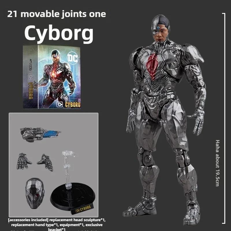 

FondJoy Authentic 7-Inch Collector s Action Figures - Batman Superman Cyborg Harley Quinn Wonder Woman Joker Anime Original Box