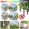 Reflective Bird Repellent Scare Tape Garden Protection Double Sided Flashing Physical Deterrent Pigeons Crow Duck Bird Ribbon