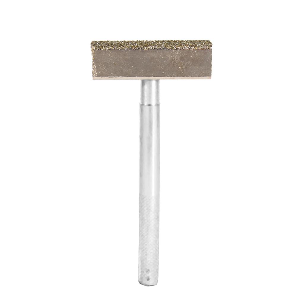 1 Piece Grinding Wheel Tool Silver Stone with Flat Coated for Bench Grinding Deburring Wheels