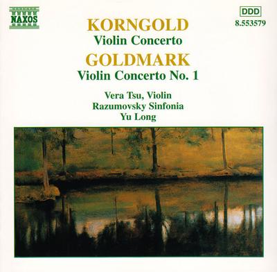 CD ERICH WOLFGANG KORNGOLD KARL GOLDM  Violin Concerto  Violin Concerto N 8553579 Naxos 1997 Japan Classical Used