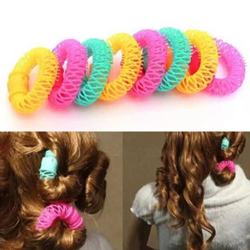 8pcs Women Roller Curler Fashion Curls Magic Bendy Hair Hair Rollers