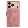 For iPhone 17 Pro Max Case Garden Imprinted PU Leather Wallet Phone Cover with Wrist Strap