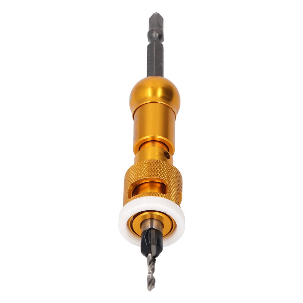 5 Pieces Countersink Drill Bits with Adjustable Depth Stop 82 Degree Screw Countersunk Drill Set for