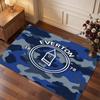 Tappeto in Velluto di Cristallo con Stampa Calcio Everton, Comodo Assorbente d'Acqua Antiscivolo Tappeto per Pavimenti Interni