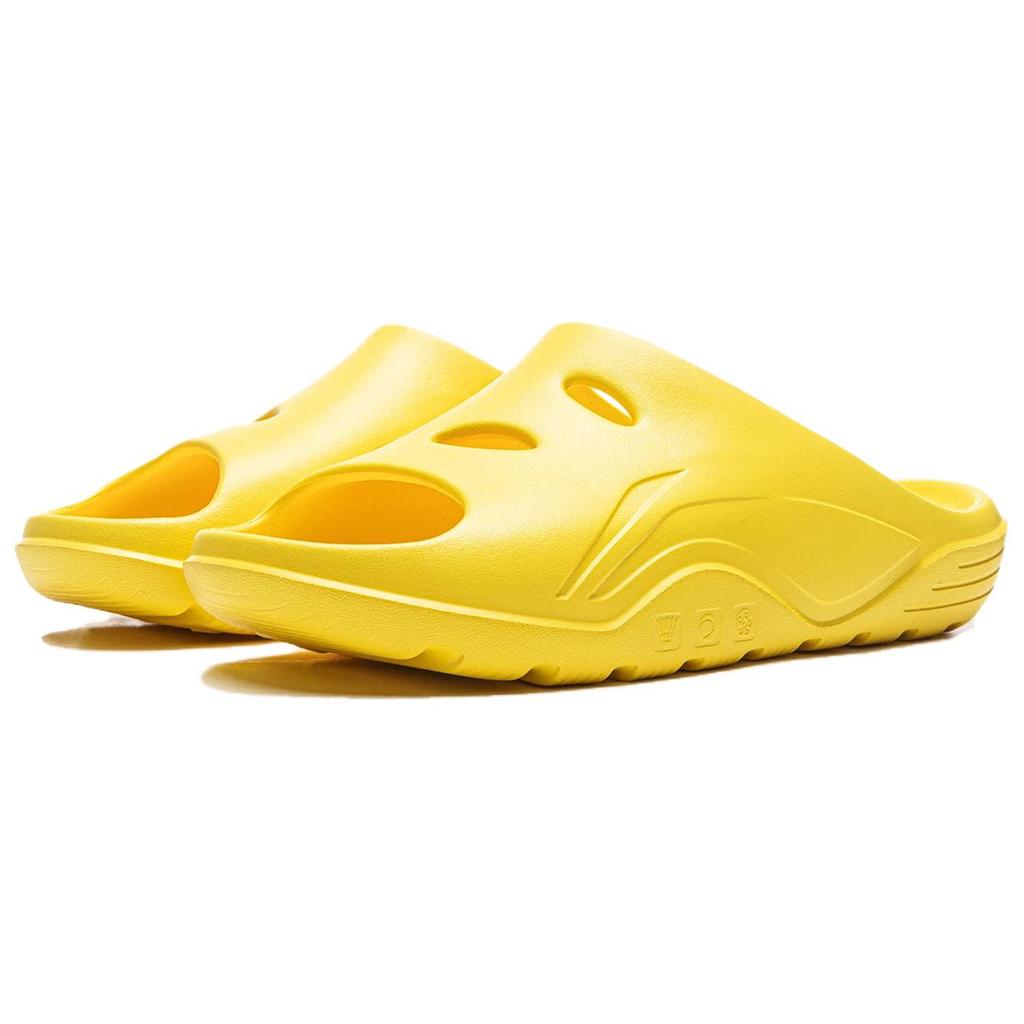 Li Ning Badminton Collection Slide Slippers Unisex Yellow AYCV001-2
