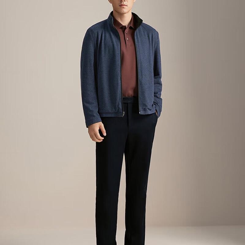 

Youngor Men s Stand-Collar Business Casual Jacket XL (180)100A