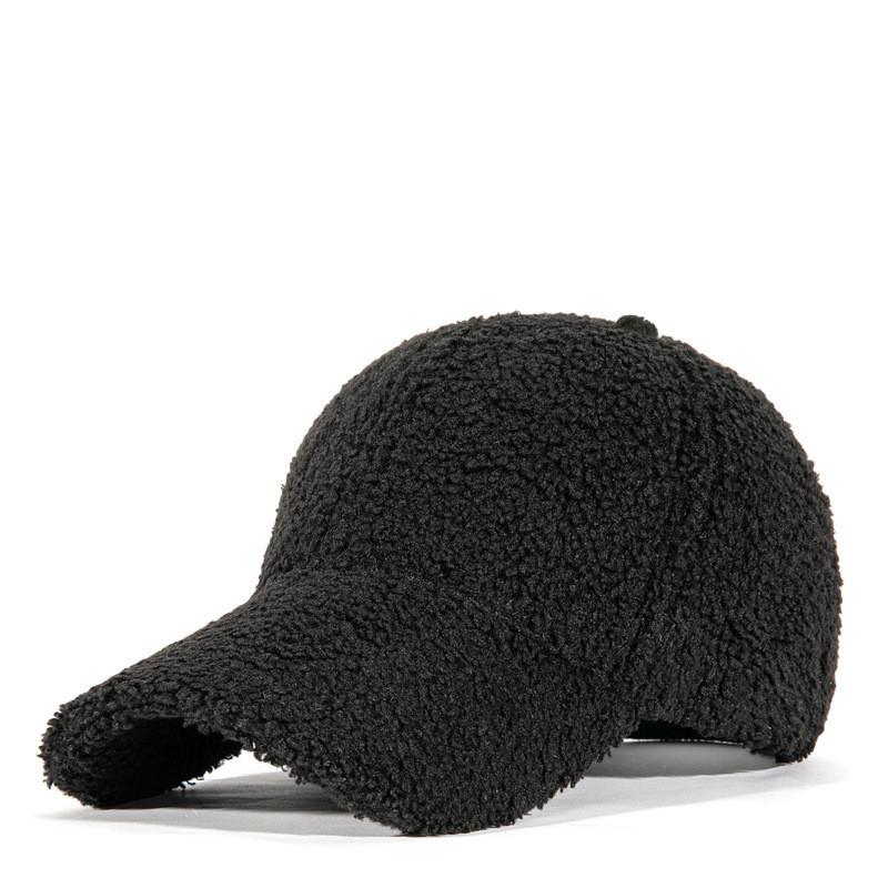 

Winter Kangaroo Fur Baseball Cap For Middle Aged Men And Women With Warmth And Windproof Functionality Black
