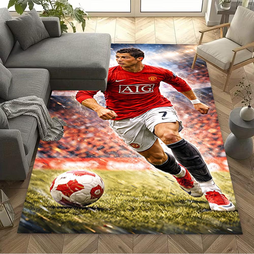 Man Star Action Area Rug Perfect for Bedrooms Game Room Decorate room Living Rooms Anti-slip Rug Office home decor Best for Christmas