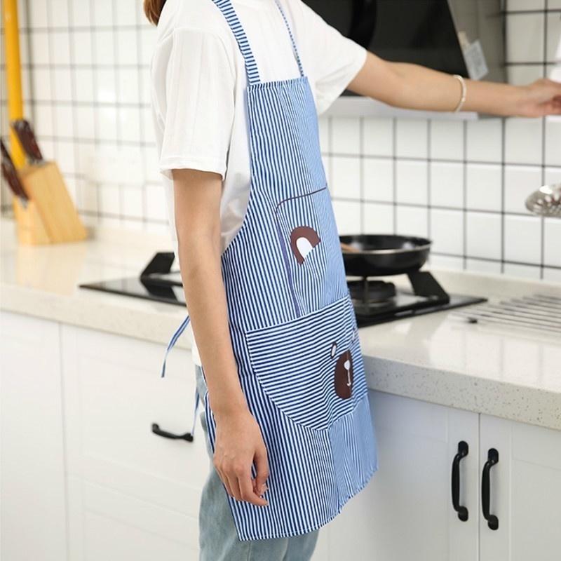 Küchenschürzen Mode Unisex Damen Herren Schürzen Gewerblich Restaurant Zuhause Latz