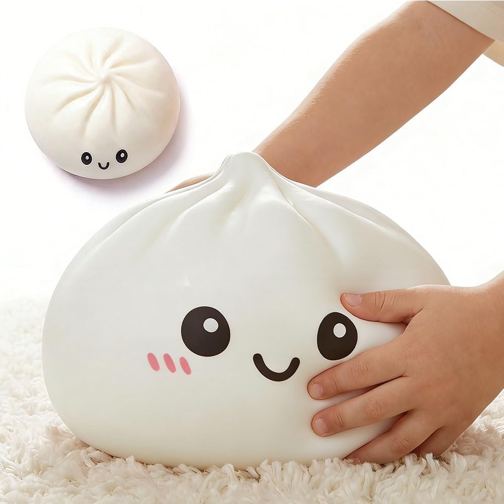 

Sensory Dumpling Cushion: Soft Maltose Texture Slow Rising Pillow, Anxiety Relief Squeeze Toy, Aesthetic Home Decor Ornament