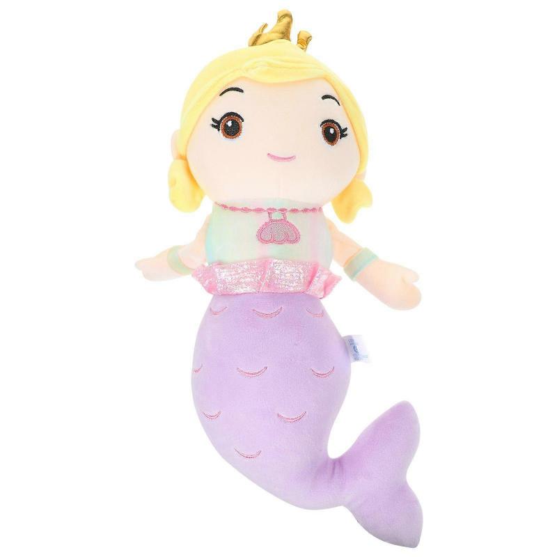 Plush Mermaid Doll Cartoon Mermaid Toy Plush Mermaid Doll Toddler Plush Toy Kids Plush Toy