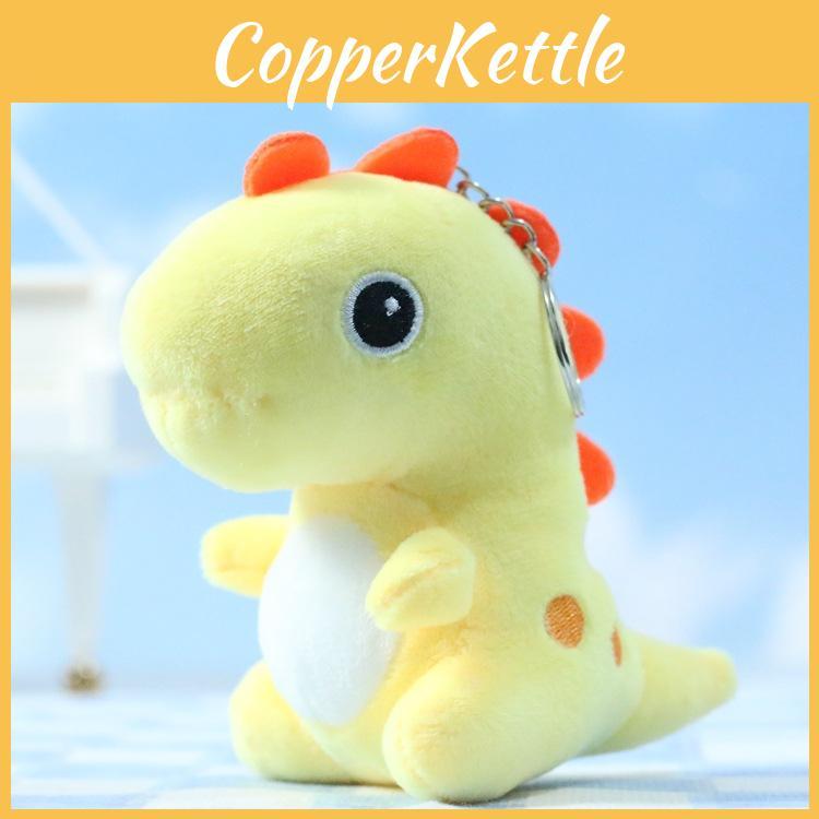 Adorable Mini Plush Dinosaur Keychain Cute Stuffed Animal Bag Charm For Gifts