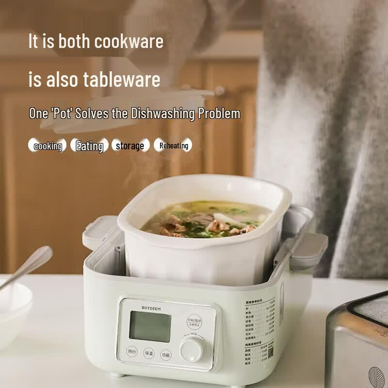 Buydeem A504 3.5L Ceramic Stew Pot
