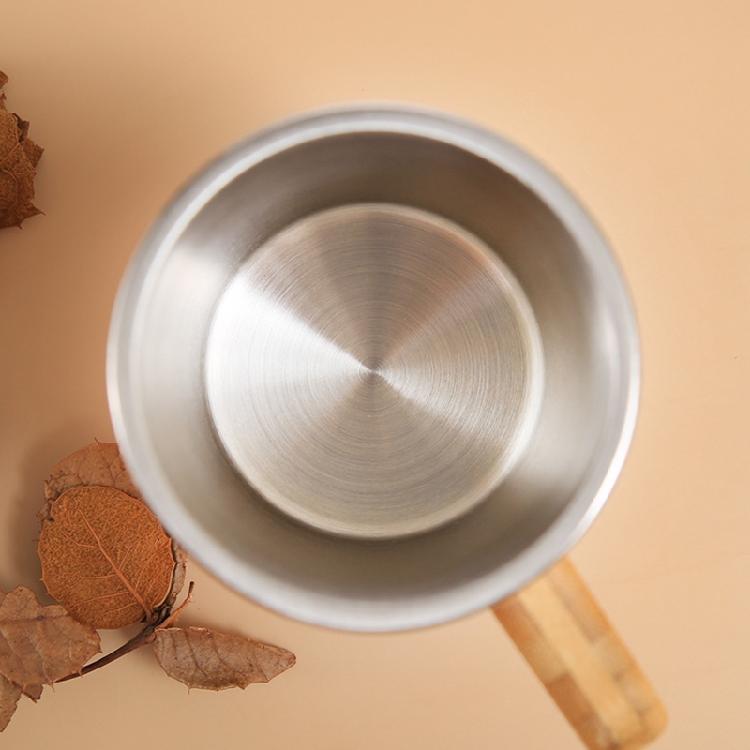 Bamboo Coffee Tea Cup Insulated Coffee Mug for Office Keeps Drinks Hot or Cold