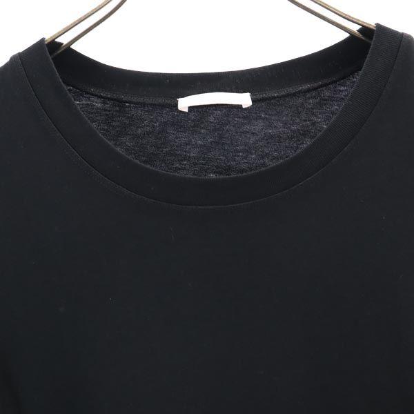 SEE BY CHLOE Short sleeve docking one piece S black Scalloped hem Women Used