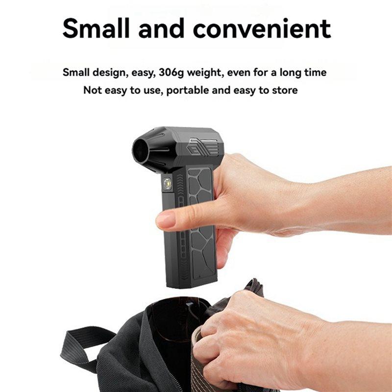 2X Powerful Turbo Fan High-Speed Wind Turbine Blower 130000 RPM 3 Adjustable Speed Air Duster For Car Computer Keyboard