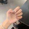 Crystal Shell Wearable Nails: Flashy Handmade Manicure with Pure Desire False Nail Patches