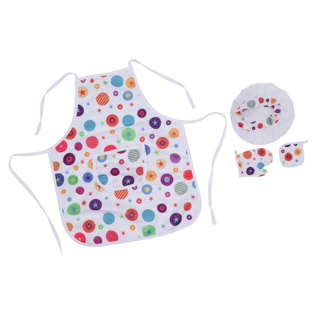 Kids Cooking Set Interesting Educational Cloth Schima Superba Plastic Easy Cleaning Odorless Kids