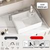 TLXT Rectangular Countertop Sink with Left Washboard