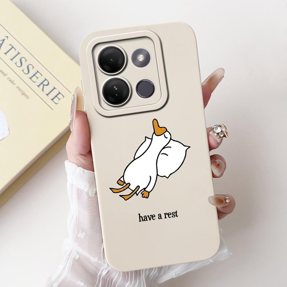 For Infinix Smart 7 HD Case X6516 Cute Funny Cartoon Cover Shockproof Phone Case For Infinix Smart 7 Plus Smart7 X6515 Soft Bags