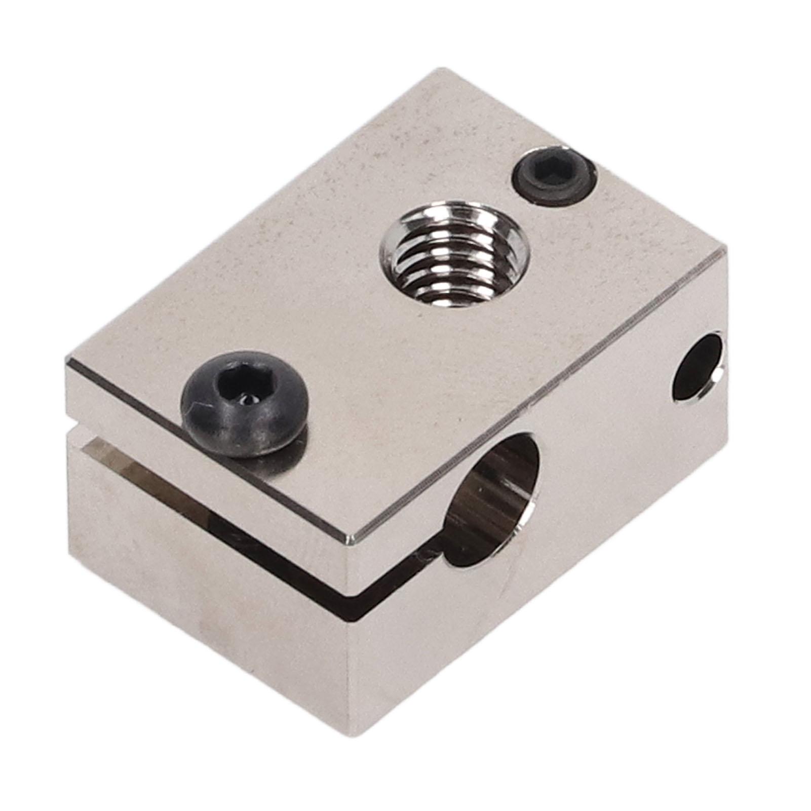 

3D Printer Heater Block Brass High Hardness High Temperature Resistance Precise Replacement Heating