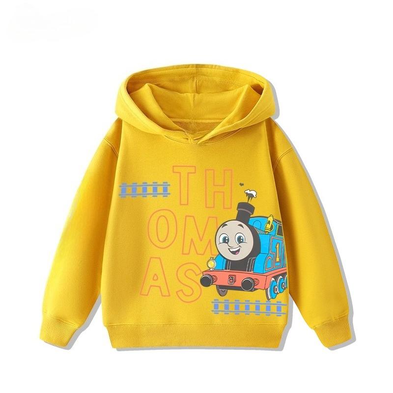 

Мультяшні дитячі худі «Томас Маленький Паровозик» для хлопчиків і дівчаток, нові теплі, зручні та м які худі для осені та зими 150