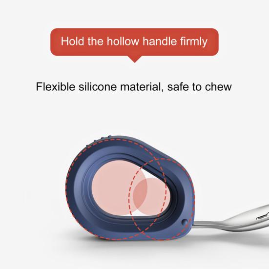 1 Set Säuglingslöffel Lebensmittelqualität rostfreies Silikon BPA-freies Säuglingsgabel-Löffel-Set Kindergeschirr für Zuhause