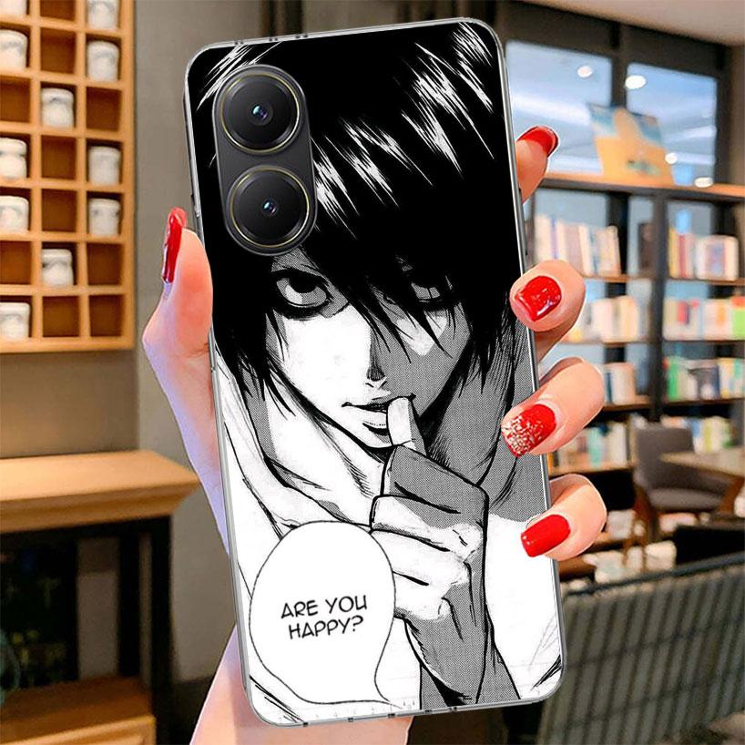 N-Note D-Death L Lawliet Phone Case For Xiaomi Poco F7 Ultra X7 X6 X5 Pro M7 Redmi 15C 15 13C 13 12C 12 10C 10 9A 9C 9T 9 Shell