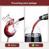 50pcs Reusable Wine Pourer Drip Stoppers PET Anti Drip Rings for Wine Liquor Bottles