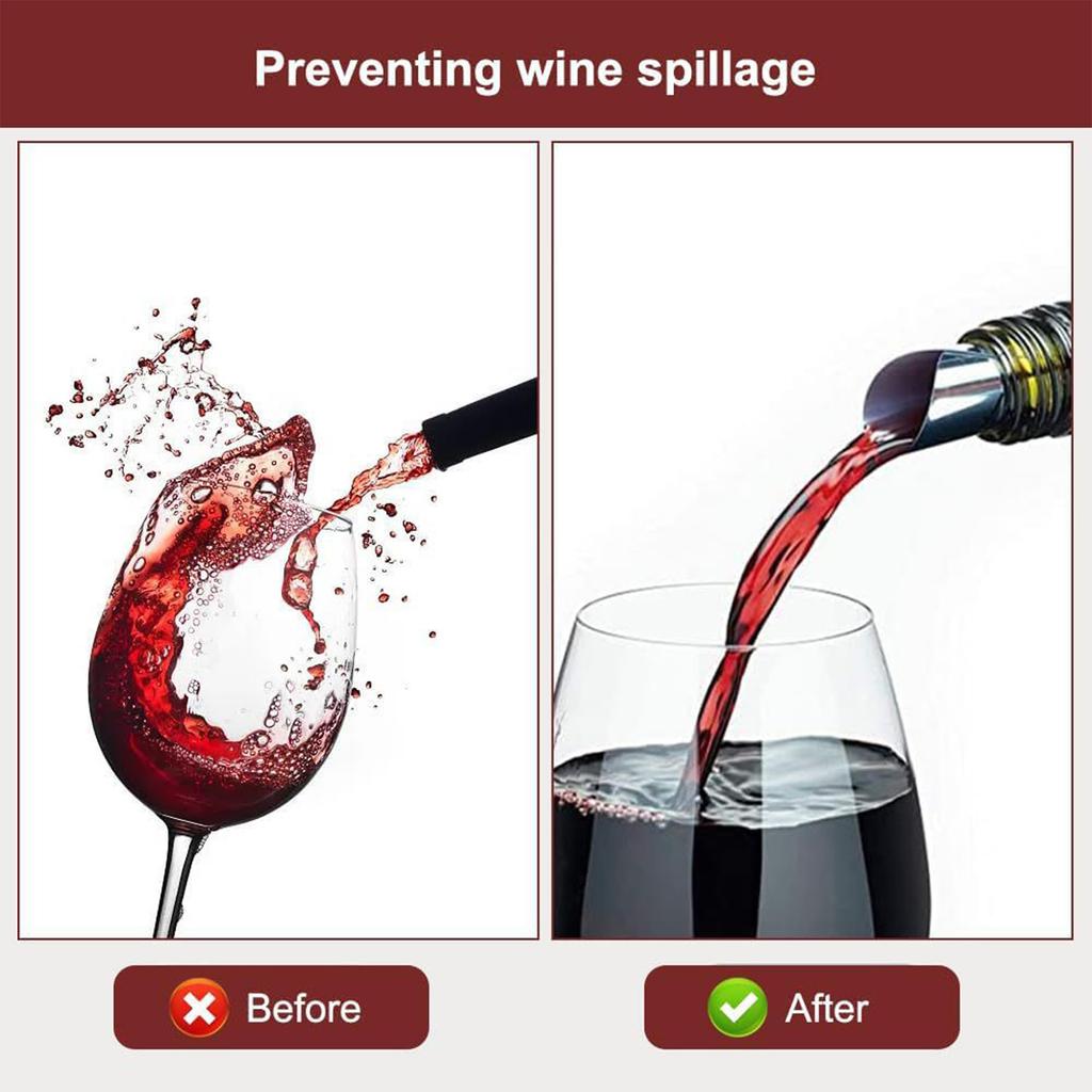 50pcs Reusable Wine Pourer Drip Stoppers PET Anti Drip Rings for Wine Liquor Bottles