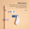 Wall Mounted Mops Hanging Pipe Hooks Multi-purpose Storage Rack Moisture-proof Holder Broom Clip Household Kitchen Washroom