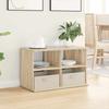 TV Stand with Drawers Sonoma Oak 79 x 40 x 48 cm