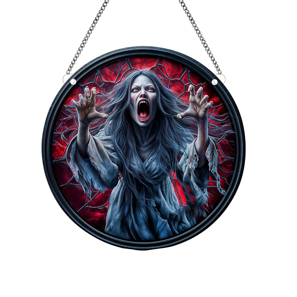 Halloween Decorative Pendant Window Sun Capture Decoration, As A Gift Decorative Pendant, Festive Atmosphere Pendant