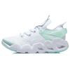 Li Ning Essence 2.3 Delta Cushioning Breathable Low Top Basketball Shoes Women's White Green AGBR046-2