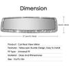 Car Interior Rearview Mirror Decor Rhinestone Crystal Diamond Ornament Rear View Mirror Cover Bling Car Accessories for Women