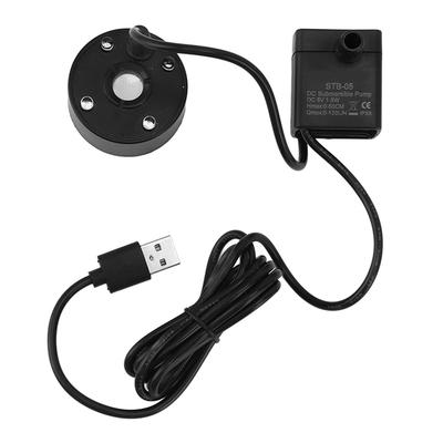 Mist Maker USB Fog Maker s pumpou LED s farebným osvetlením Fontána atomizér zvlhčovač 5V Fog