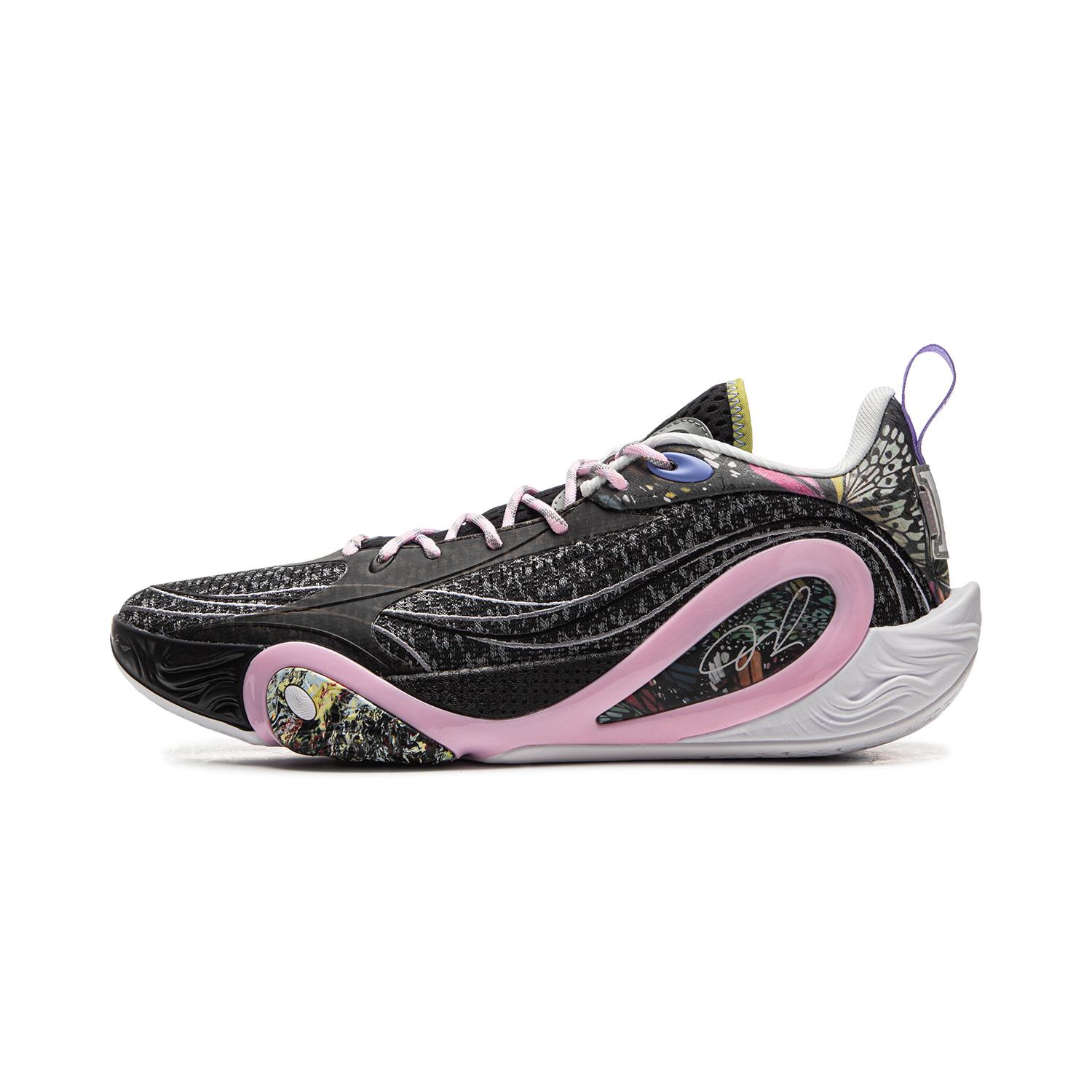 Li-Ning DLO1 Butterfly D Angelo Russell 1st Gen Men Low Top Basketball Shoes Black Gray ABPV009-5 41