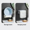 2Pcs Foldable Trash Bag Holder with Magnetic Closure Wall Mounted Folding Garbage Rack Collapsible Hanging Garbage Bag Holder